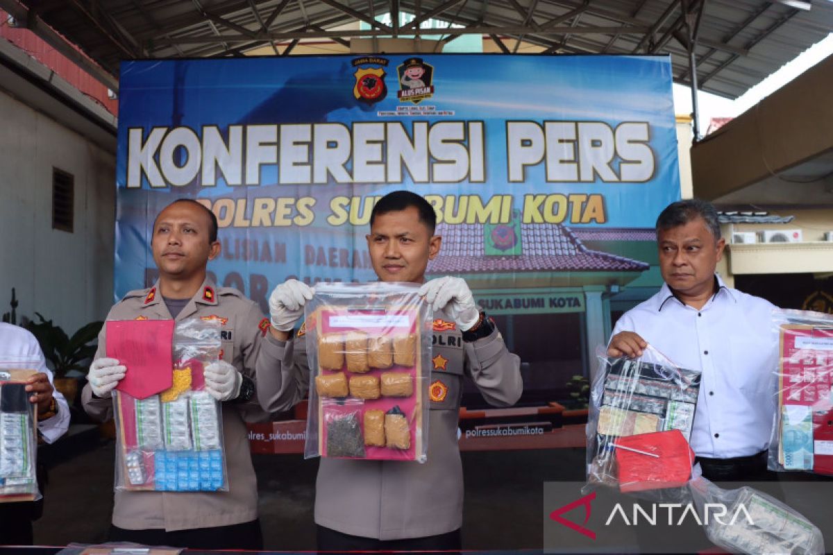 Polres Sukabumi Kota berhasil tangkap belasan penyalahguna narkoba