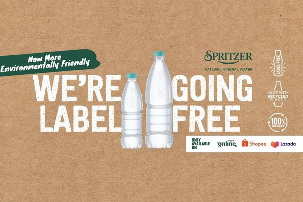 Spritzer Launches Label-Free Bottles