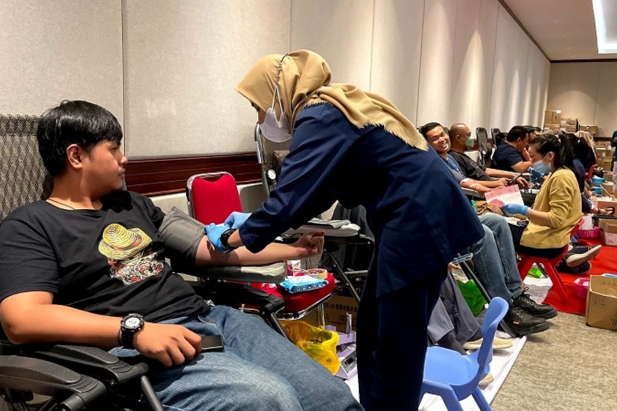 Hari Donor Darah Sedunia, KDD Riau Kompleks kumpulkan 1.014 kantong darah