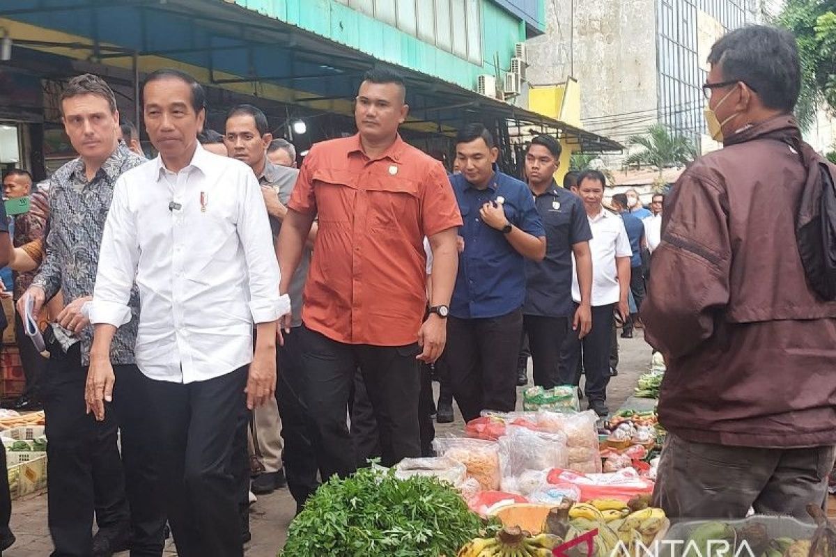 Presiden Jokowi sebut kenaikan daging ayam di pasar terlalu tinggi
