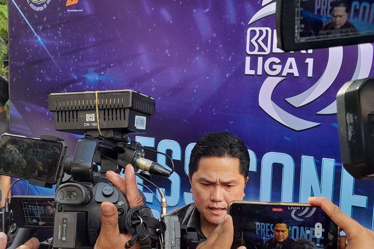 Erick Thohir apresiasi BRI kembali menjadi sponsor Liga 1 2023/2024