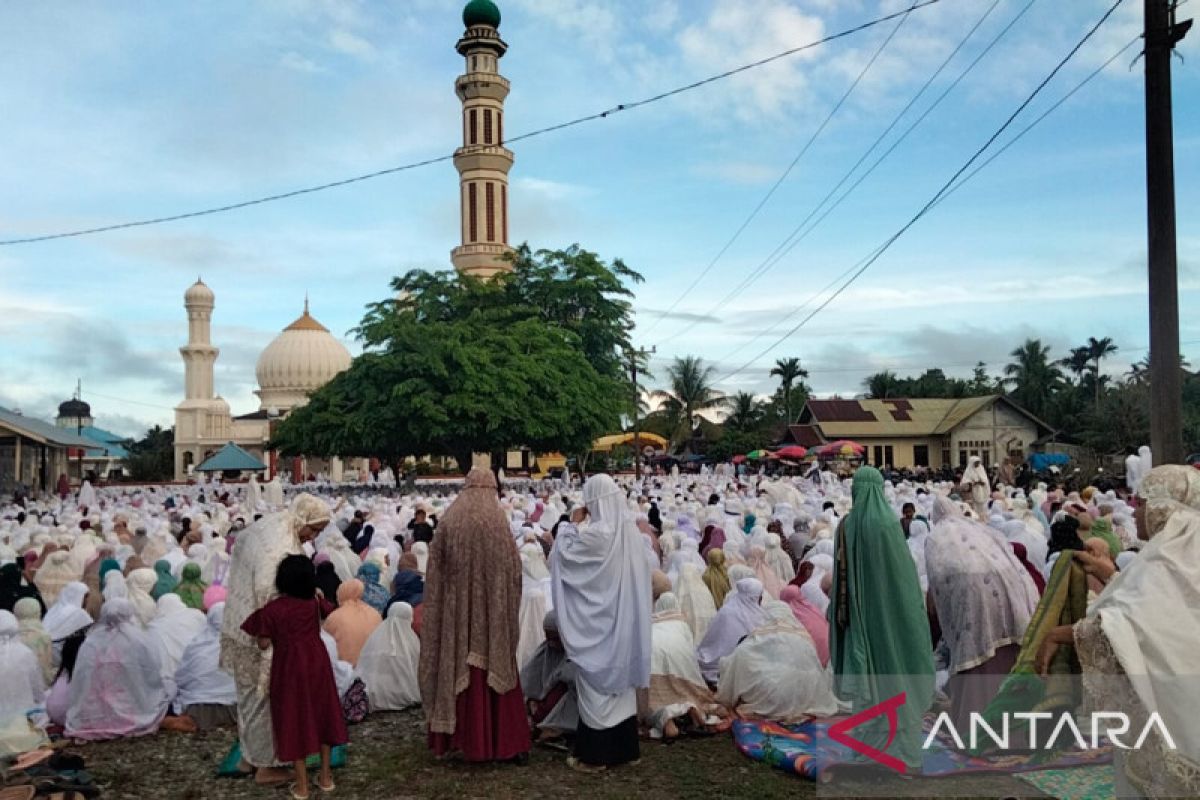 Ribuan warga muslim Tarekat Syattariyah di Nagan Raya Aceh sudah merayakan Idul Adha