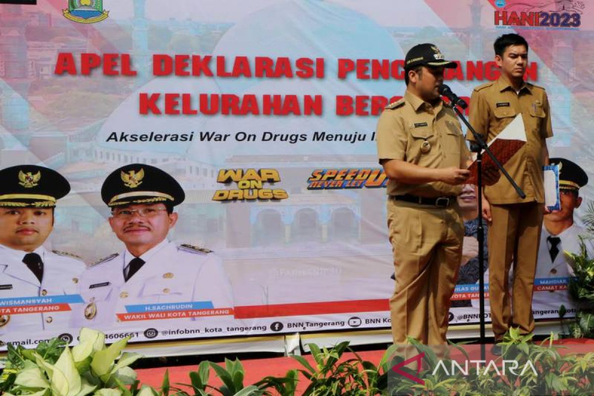 80 kampung tematik di Kota Tangerang dilibatkan dalam pencegahan peredaran narkoba