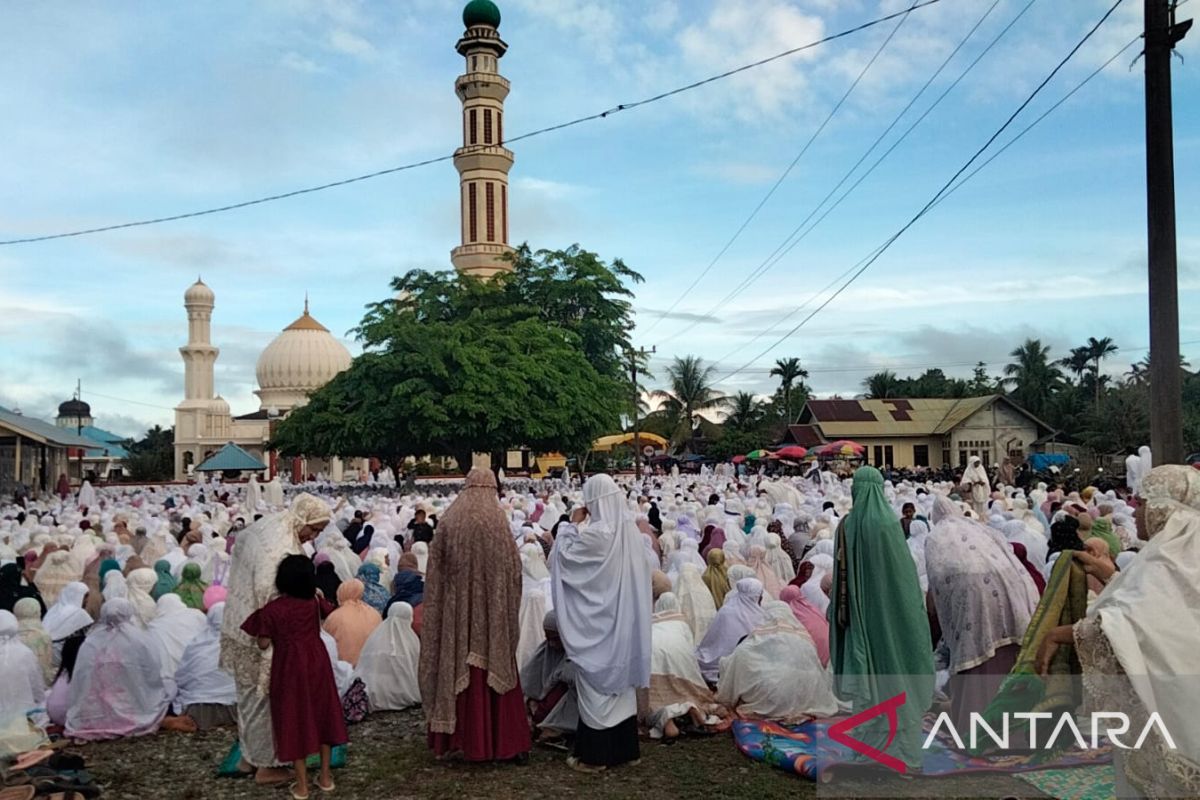 Ribuan warga muslim  di Nagan Raya sudah rayakan Idul Adha