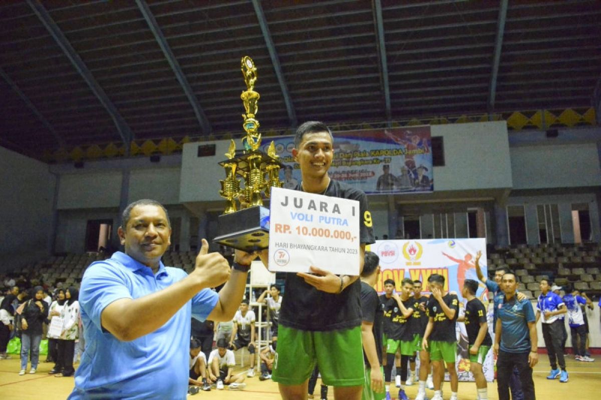 Porprov cabor voli dan piala Kapolda Jambi resmi ditutup