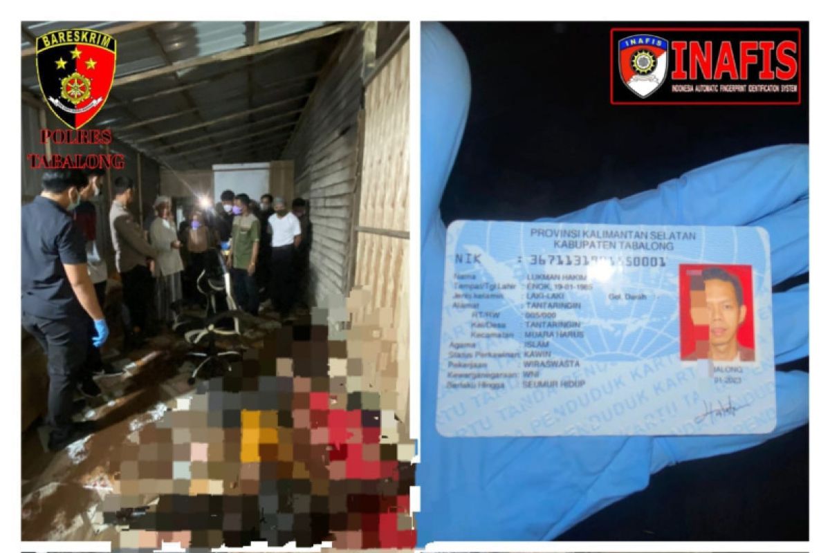 Polres Tabalong olah TKP penemuan mayat di Kecamatan Muara Harus