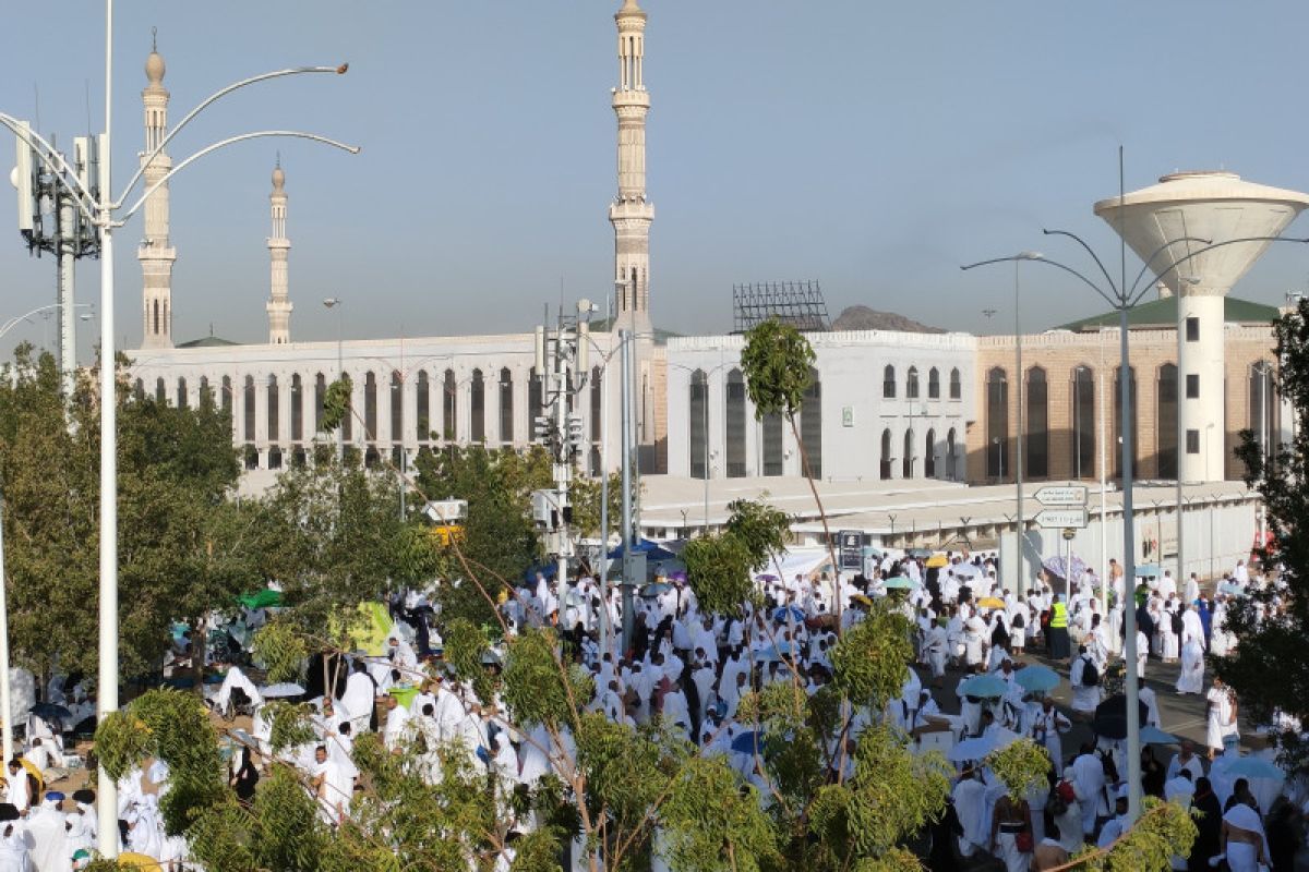 Padang Arafah mulai dipadati oleh jamaah ibadah haji