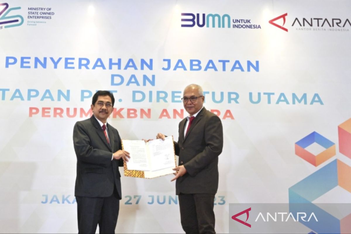 Cak Munir resmi jabat Plt Dirut LKBN ANTARA