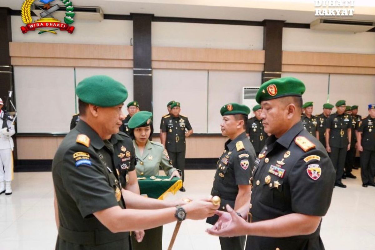 Brigjen TNI Agus Bhakti resmi jabat Danrem 162/WB