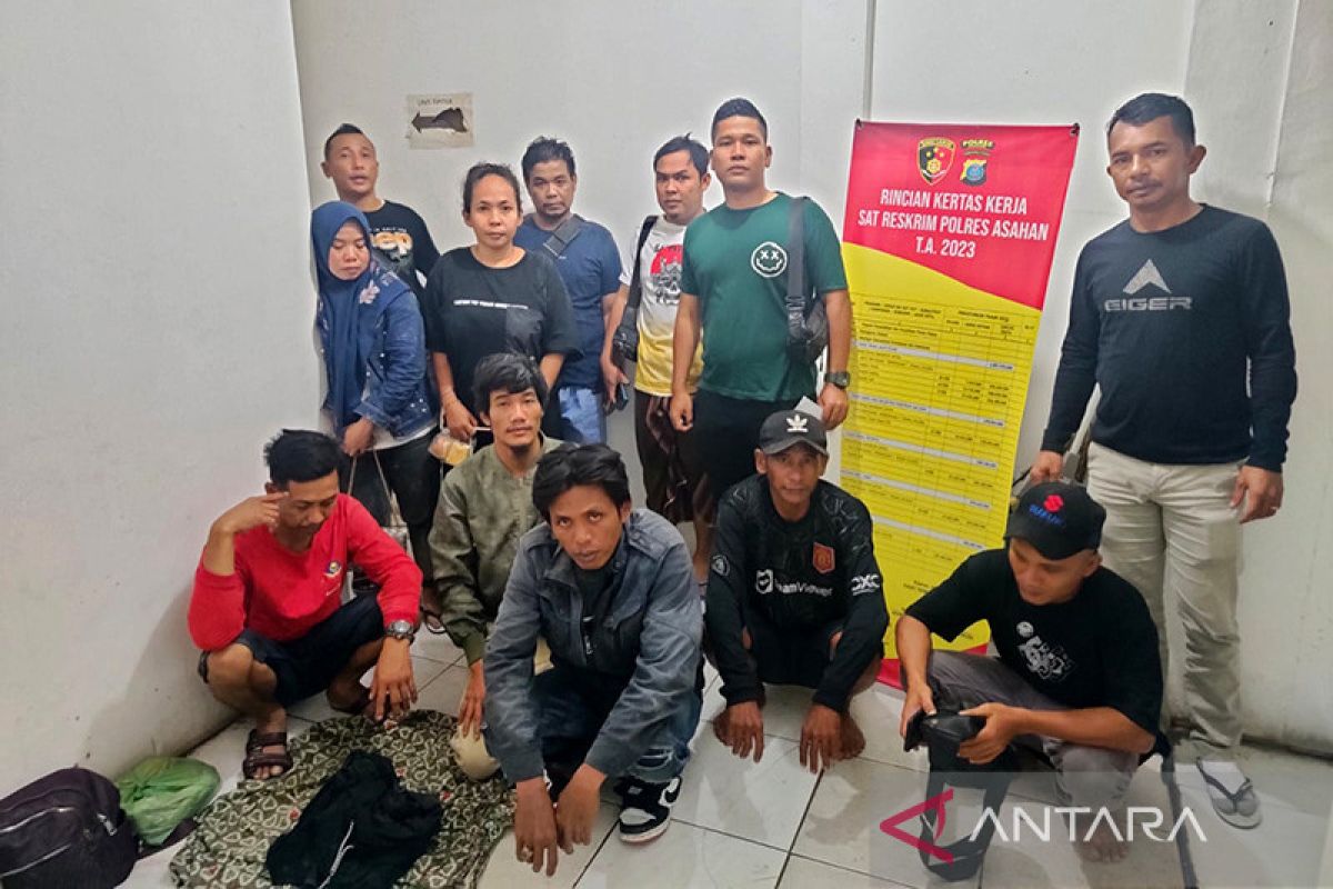 Polisi tangkap sembilan pekerja migran Indonesia ilegal di Asahan