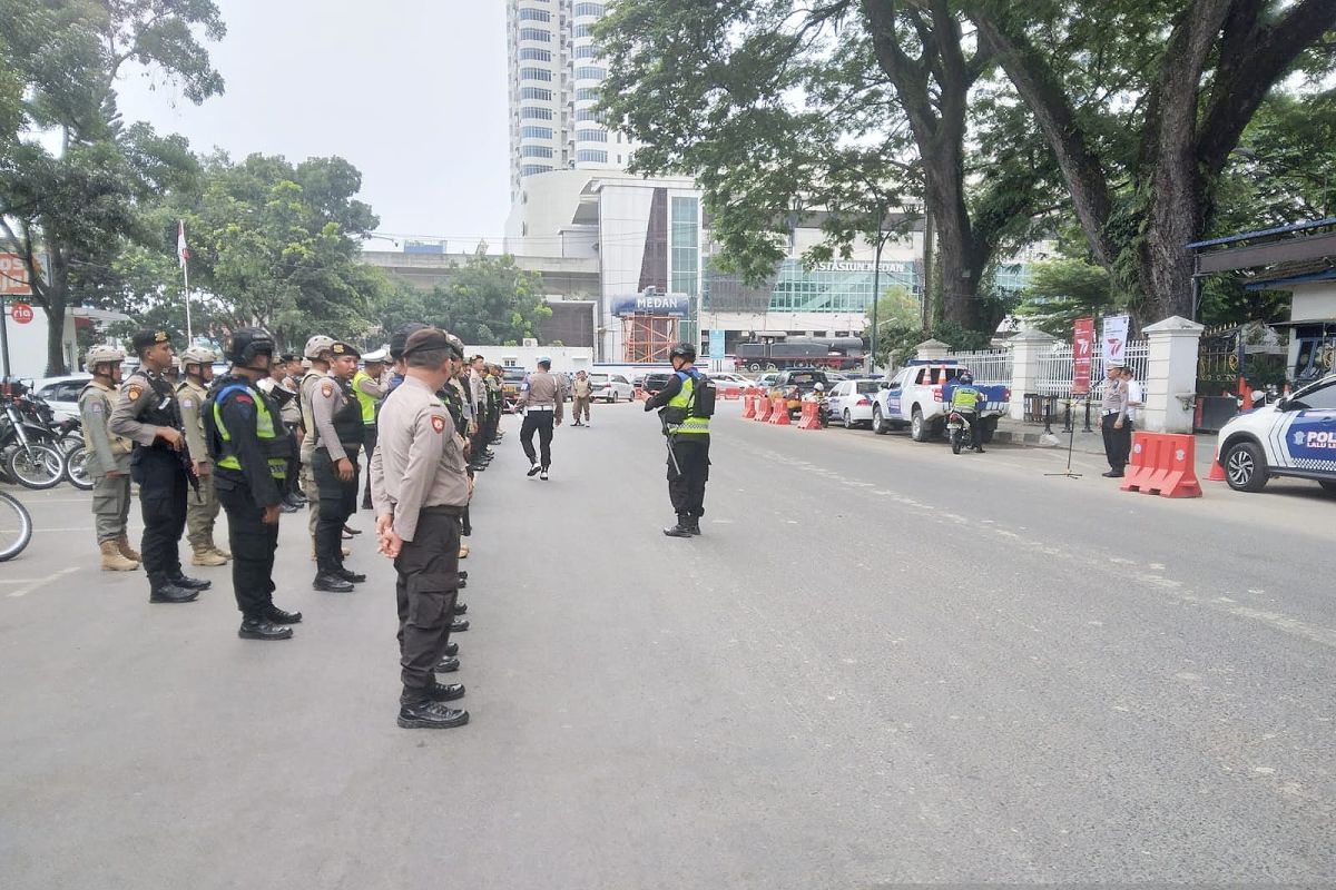 Polrestabes Medan gelar patroli skala besar di kawasan rawan kejahatan