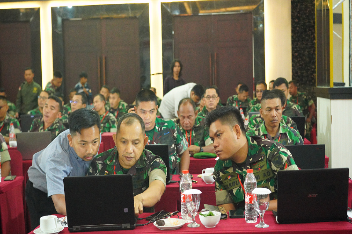 Apkowil Kodam II/Sriwijaya peroleh peningkatan kemampuan digital