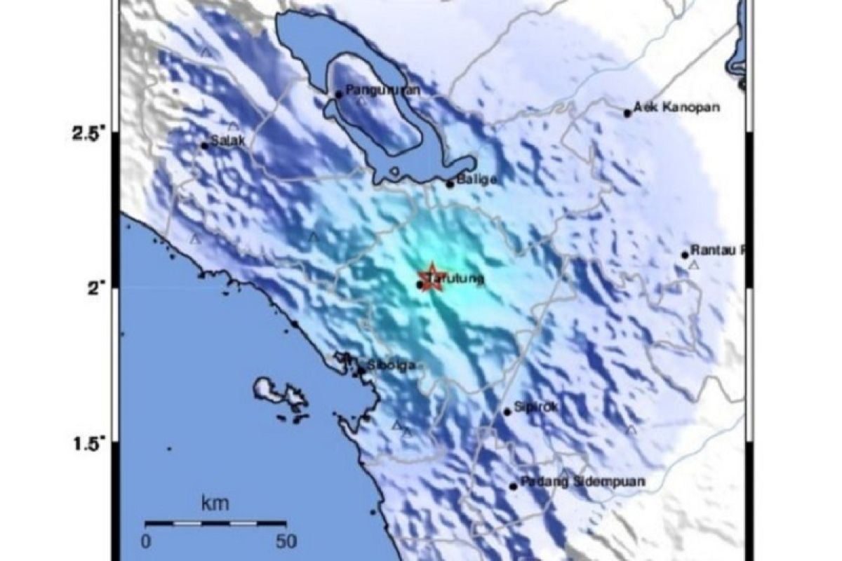 BMKG sebut gempa Tapanuli Utara pagi ini dipicu aktivitas Sesar Sumatera