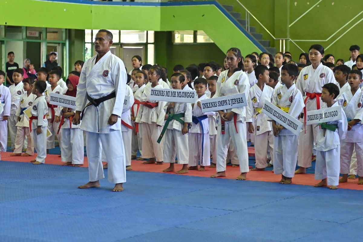 Polres  Jepara gelar kejuaraan karate pelajar jaring bibit unggul
