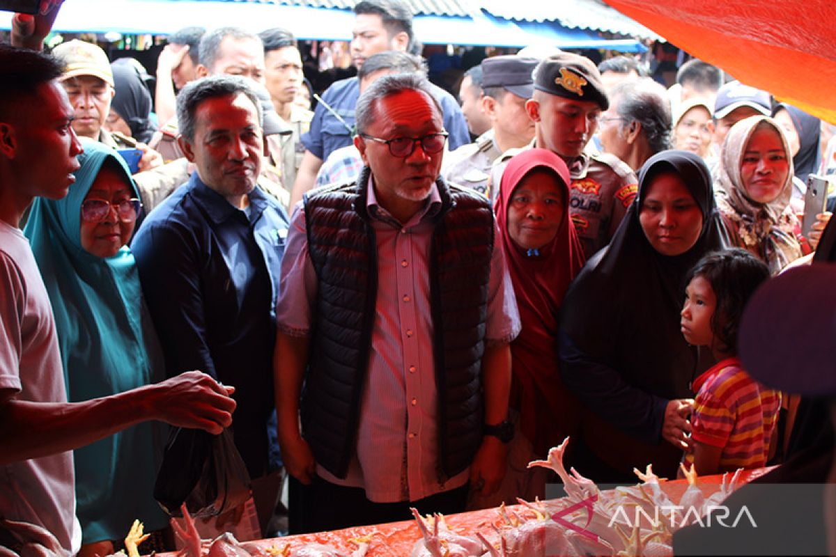 Mendag sebut harga daging ayam di Lampung mulai stabil
