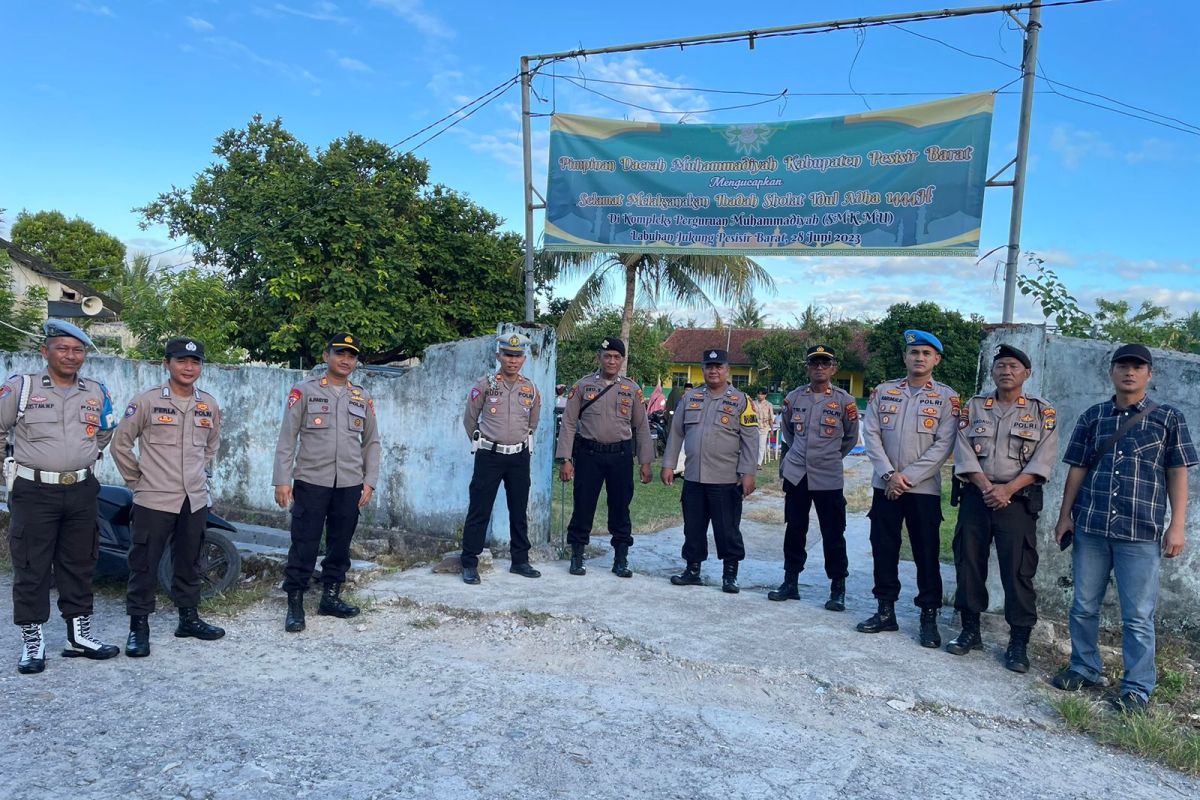 Polres Pesisir Barat siapkan 40 personel gabungan amankan shalat Idul Adha