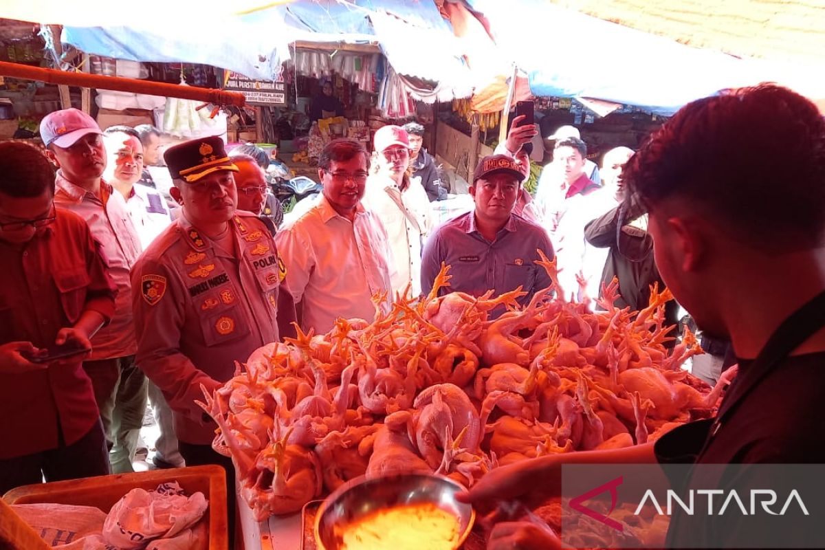 Melonjaknya harga ayam berdampak kecil pada inflasi di Sukabumi