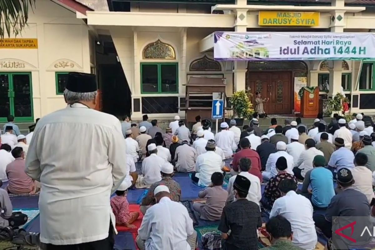 Umat Islam Jakarta Utara kompak selenggarakan kurban pada Kamis