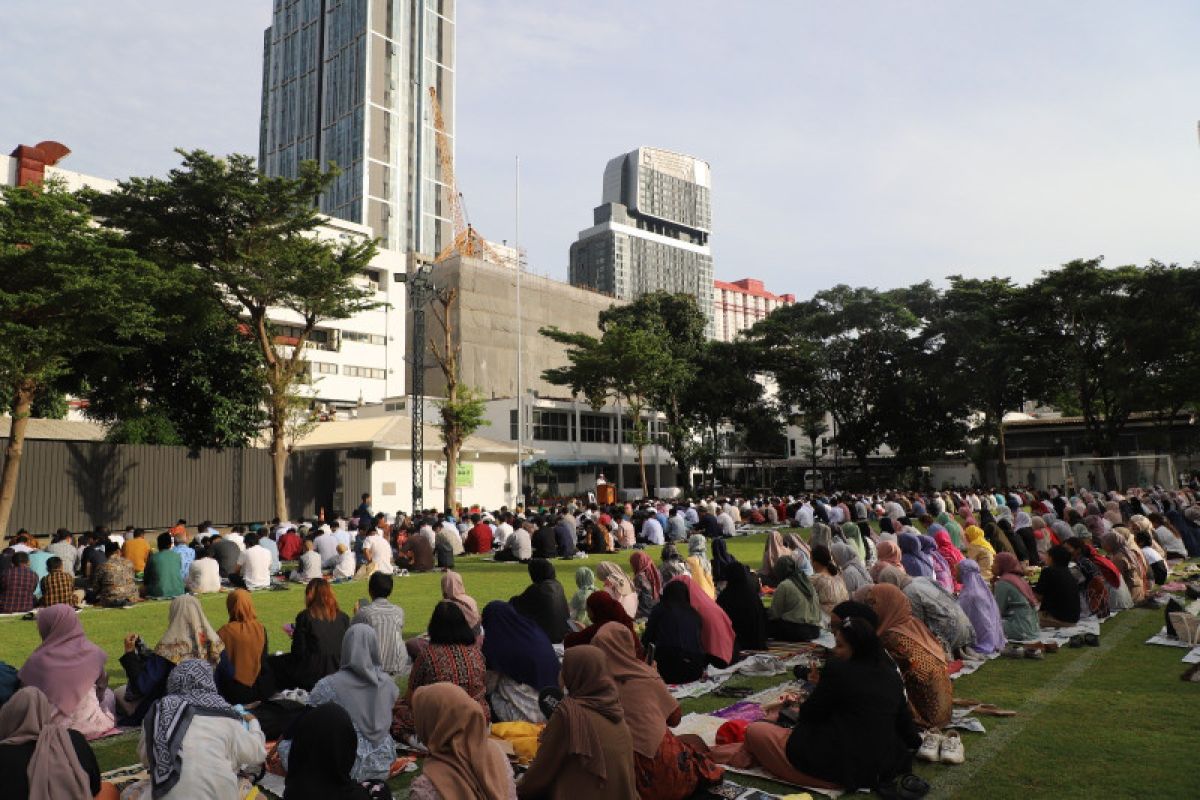1.384 WNI laksanakan shalat Idul Adha bersama KBRI Bangkok