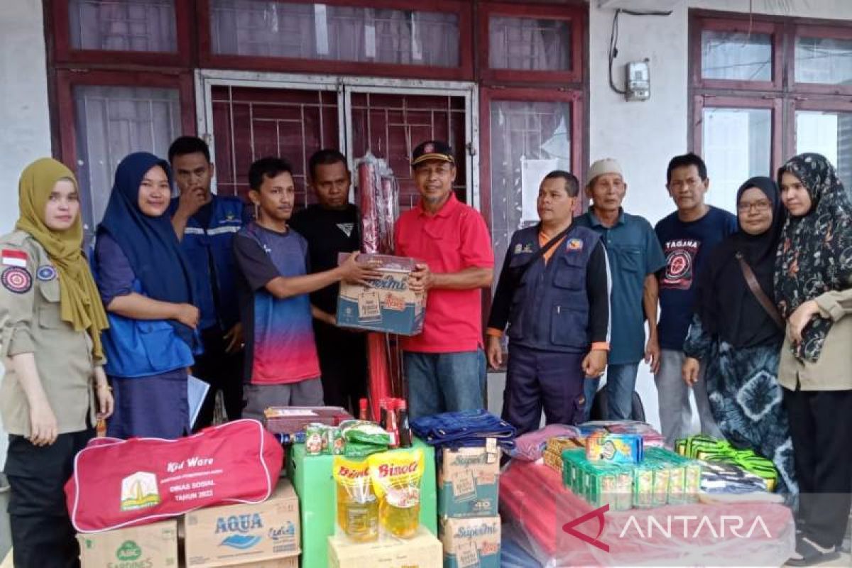 Dinsos Aceh Barat salurkan bantuan masa panik untuk korban kebakaran Pulo Teungoh