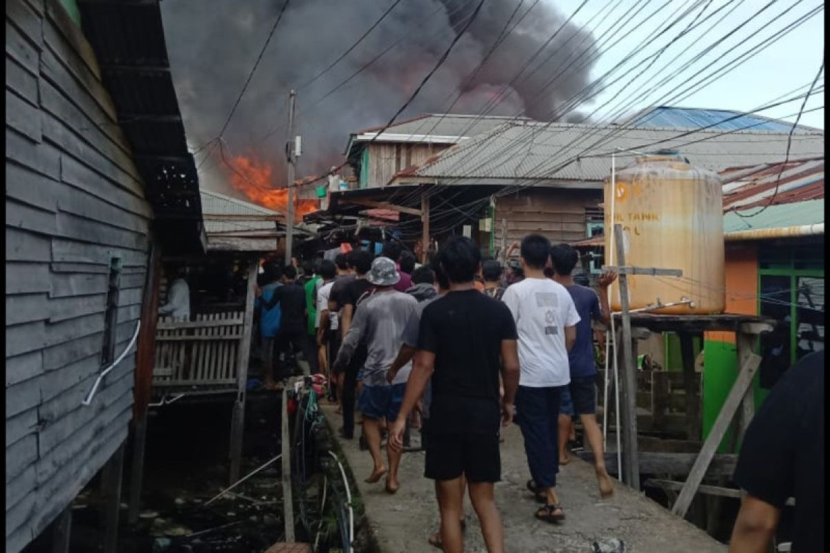 50 rumah ludes terbakar di Tarakan saat Hari Raya Idul Adha