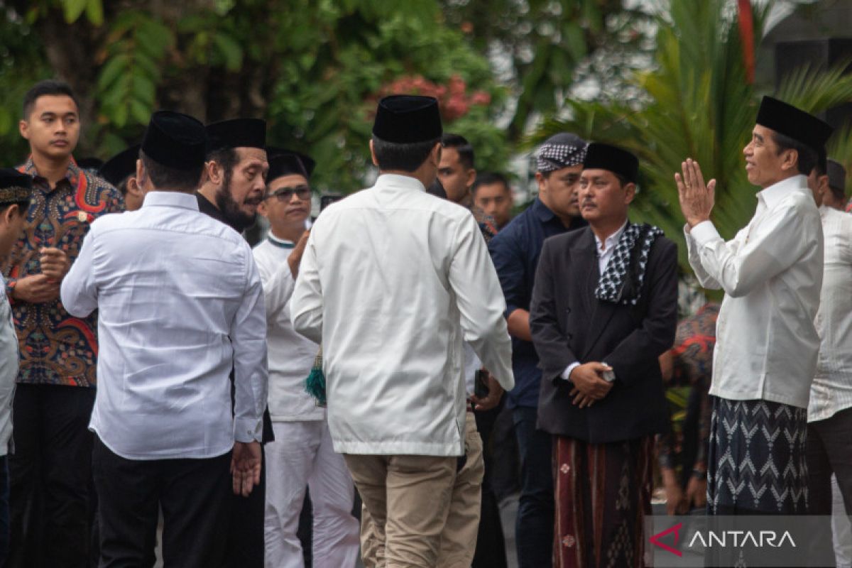 Warga Yogyakarta antusias Shalat Idul Adha bersama Presiden Jokowi