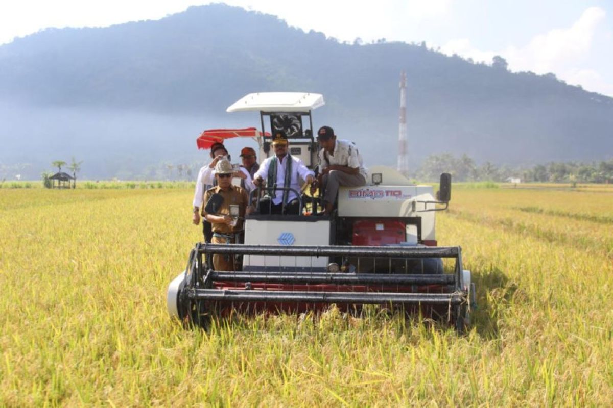 Kementan serahkan bantuan saprodi dan alsintan ke petani di Lombok Barat hadapi El Nino