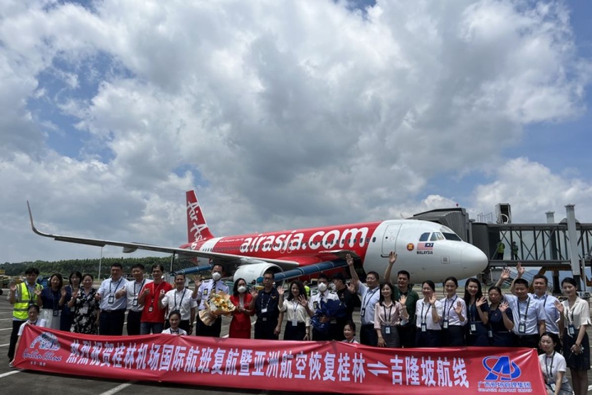 Penerbangan reguler Guilin-Kuala Lumpur kembali dibuka