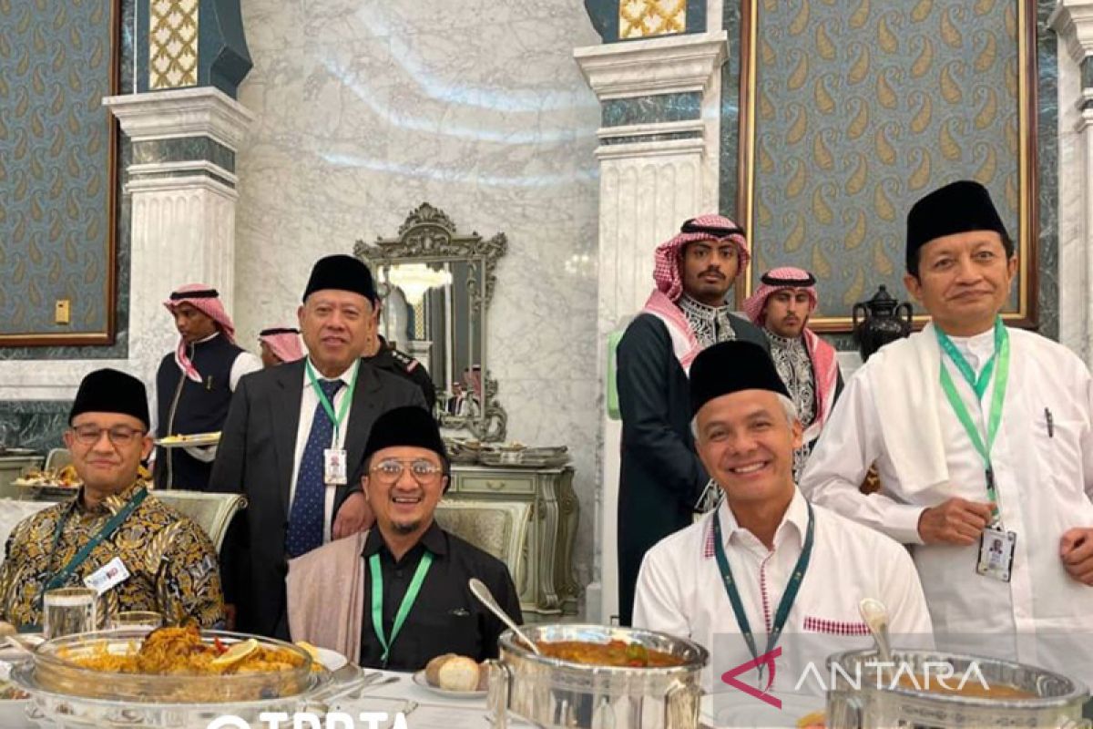 Pertemuan Anies-Ganjar di Makkah bawa momen kesejukan