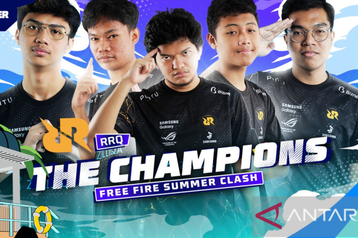 Tim RRQ siap ke Asia Tenggara usai juarai Free Fire Summer Clash