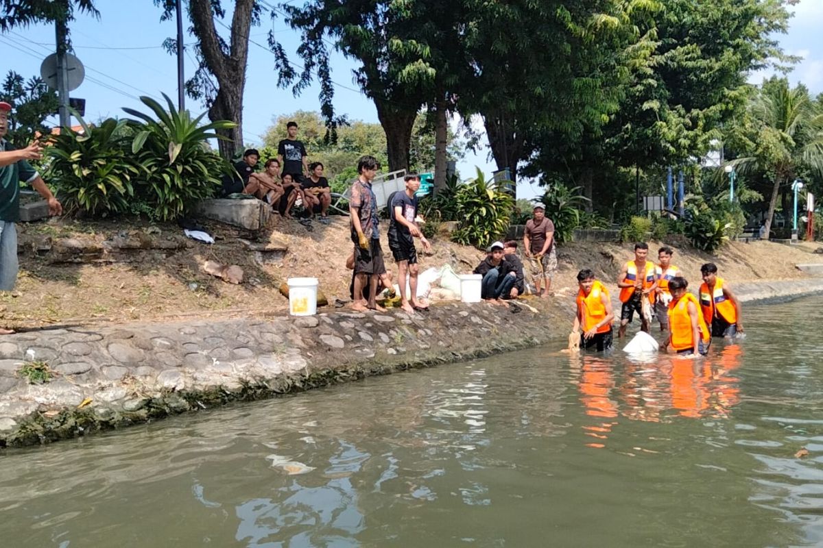 DLH Surabaya dapati warga cuci rumen hewan kurban di sungai
