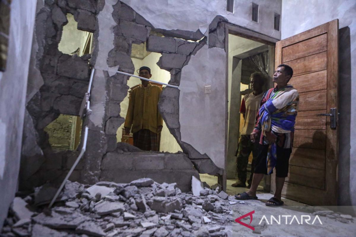 Gempa M6,4 sebabkan kerusakan bangunan di 12 kecamatan di Bantul Yogyakarta