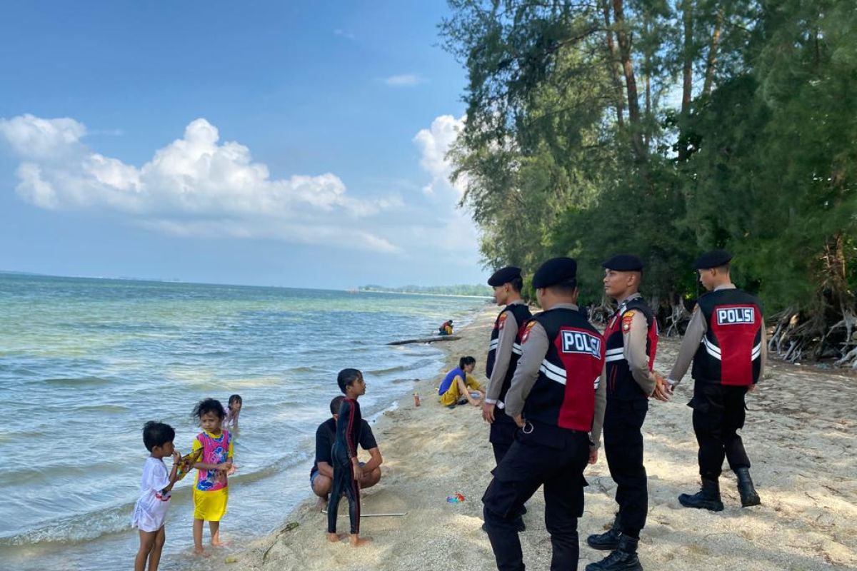 Polres Bintan perketat pengawasan wisata Pantai Trikora
