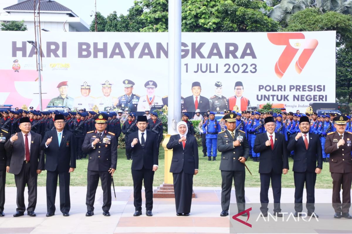 Khofifah: Polri garda terdepan sukseskan Pemilu 2024