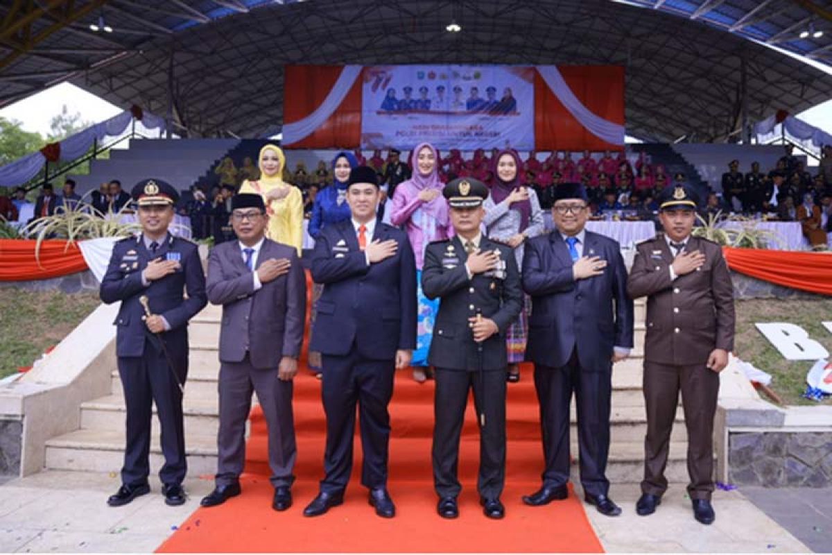 Bupati Pangkep hadiri upacara peringatan Hari Bhayangkara ke-77