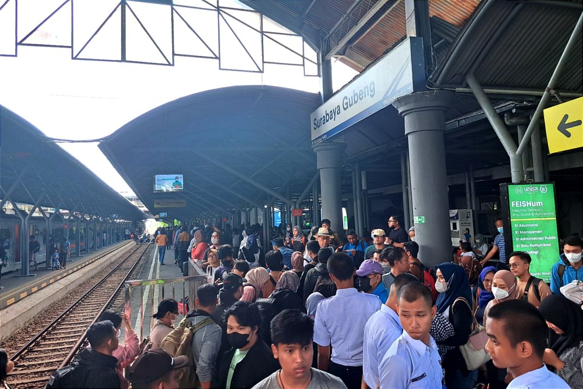 Akhir libur Idul Adha, Daop 8 catat 126.861 orang tiba di Surabaya
