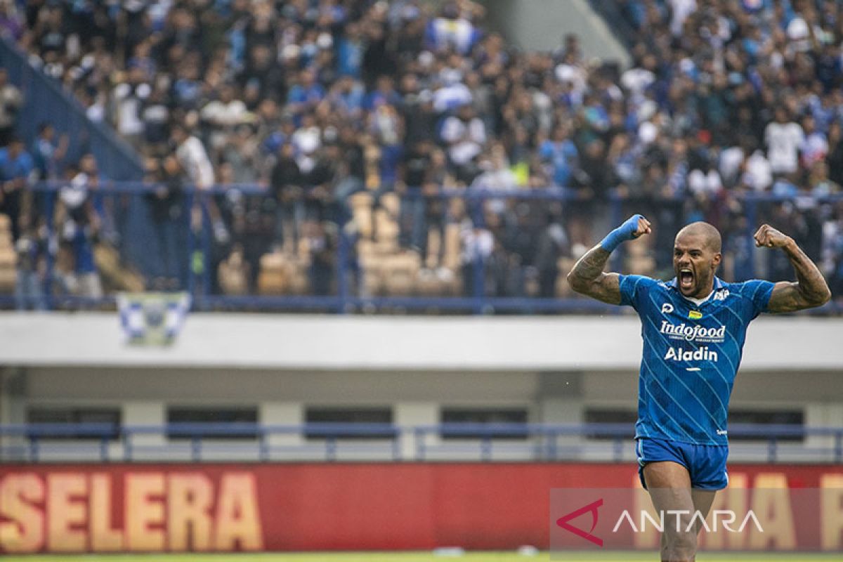 Gol David Da Silva selamatkan Persib dari kekalahan atas Madura