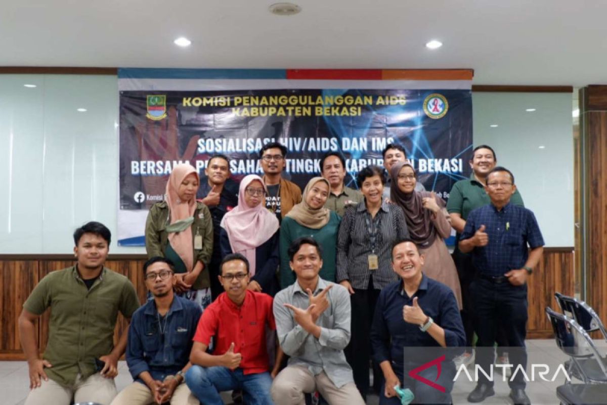 KPA Kabupaten Bekasi lakukan sosialisasi HIV/AIDS di lingkungan perusahaan