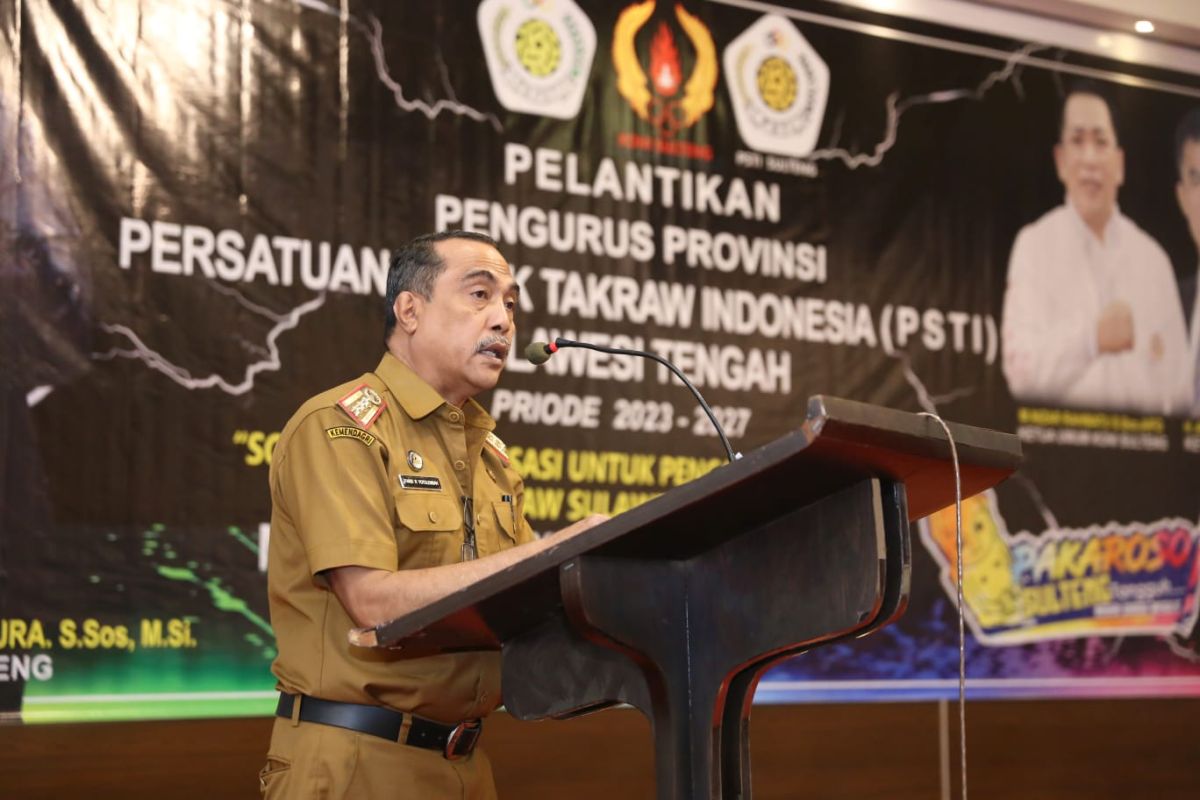 Gubernur Sulawesi Tengah minta PSTI tingkatkan prestasi takraw