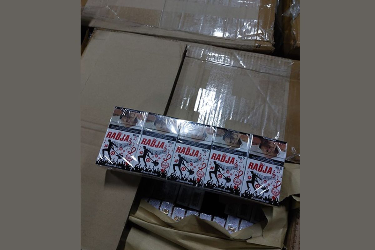 Bea Cukai Malang sita ratusan ribu rokok ilegal