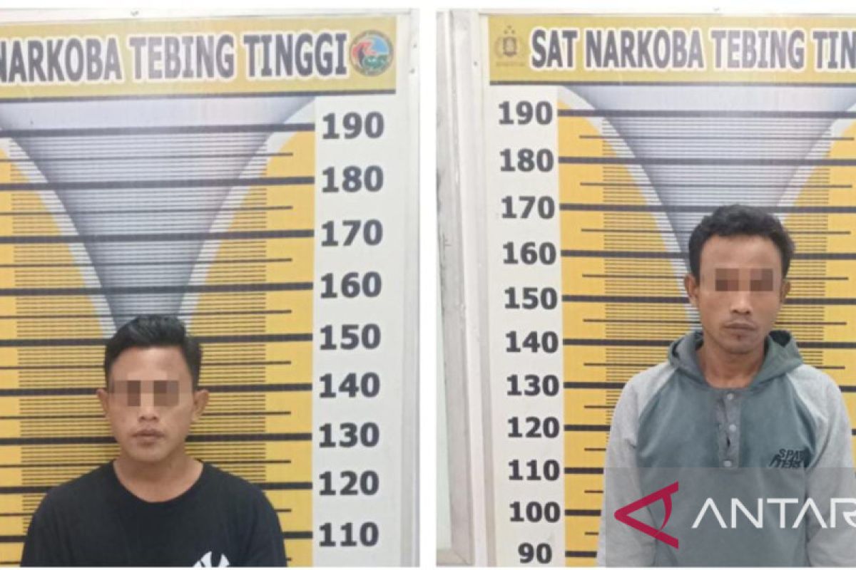Polisi tangkap dua orang pengedar sabu di Tebing Tinggi