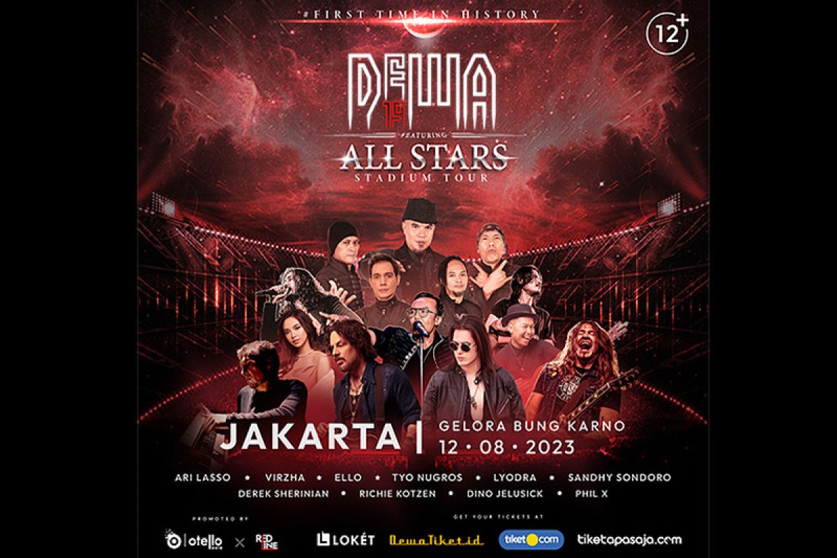 DEWA19 All Stars bakal sepanggung dengan gitaris Richie Kotzen di GBK