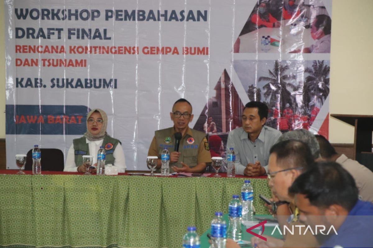BNPB-Pemkab Sukabumi finalisasi draft dokumen rencana kontijensi
