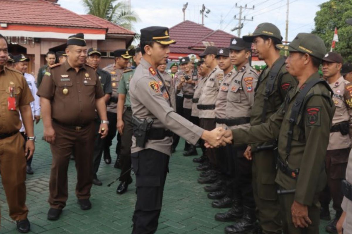 Polres Balangan gelar apel kesiapan jelang pemilihan BPD serentak