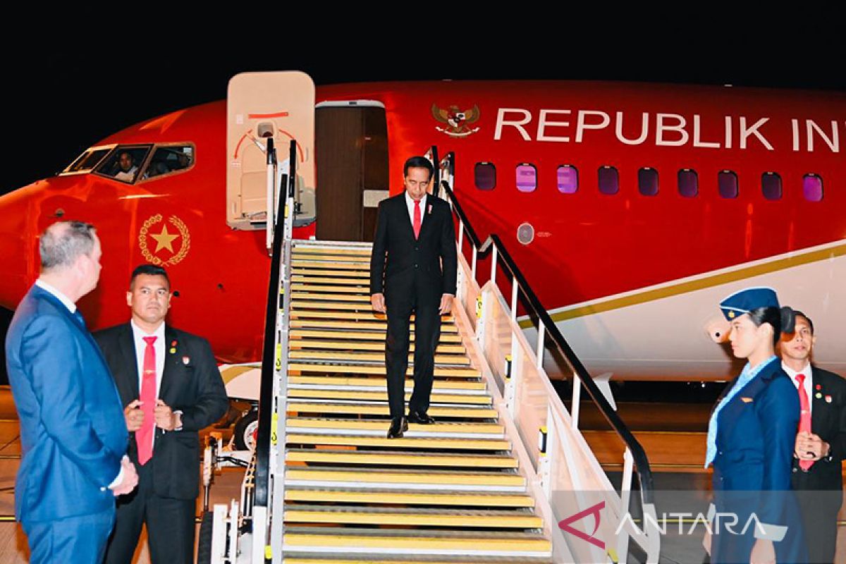 Presiden Jokowi tiba di Sydney hadiri Annual Leaders' Meeting 2023