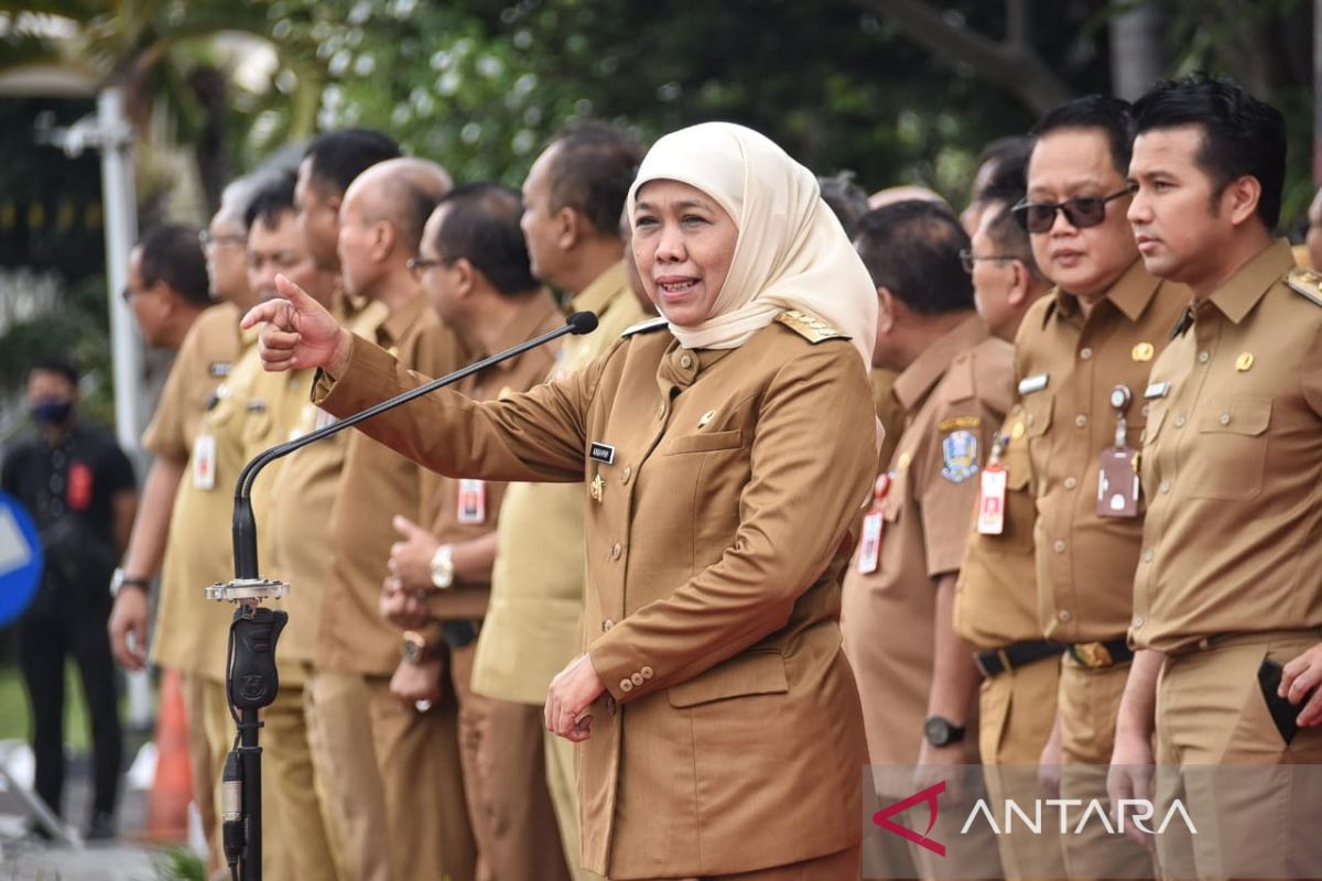 Khofifah pastikan sanksi bagi ASN bolos usai libur panjang Idul Adha