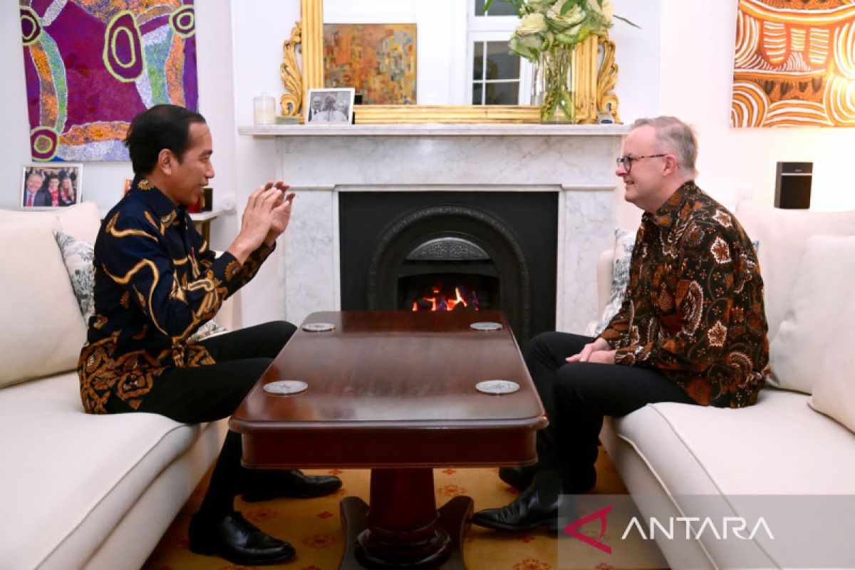 Jokowi nikmati jamuan makan malam bersama PM Albanese