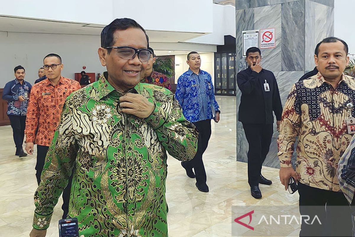Mahfud MD mengaku sempat berbincang soal kenegaraan dengan Megawati