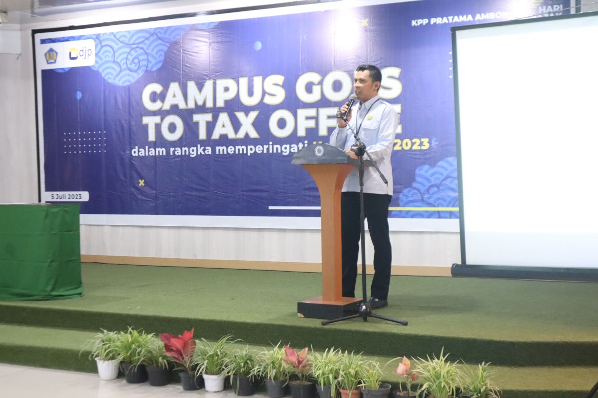 KPP Pratama Ambon ajak mahasiswa turut kontribusi kampanyekan pajak