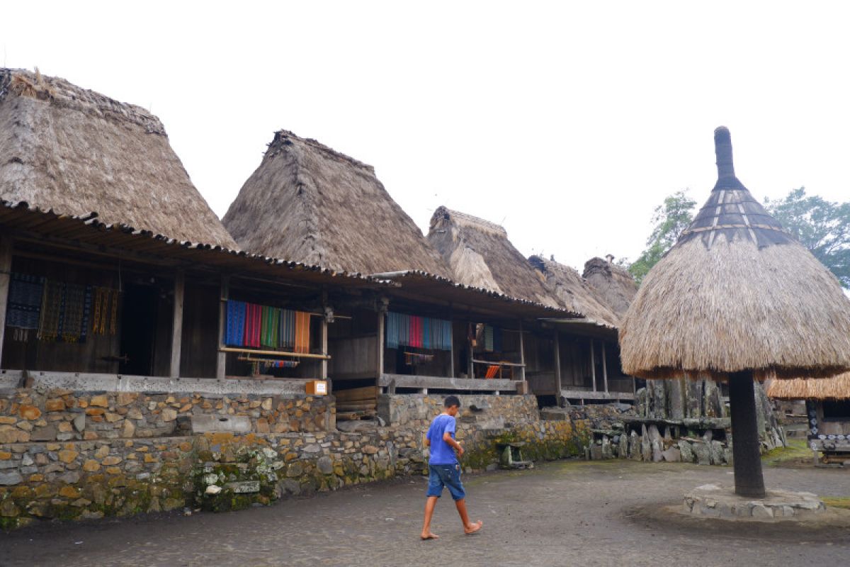 Meramu budaya dari Kampung Tradisional Bena di Kabupaten Ngada NTT